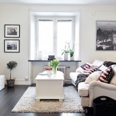 Светлый и нежный интерьер квартиры в Швеции, 65 кв.м.
