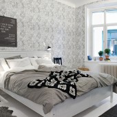 Серые спальни фото - дизайн интерьера