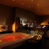 Камин в ванной