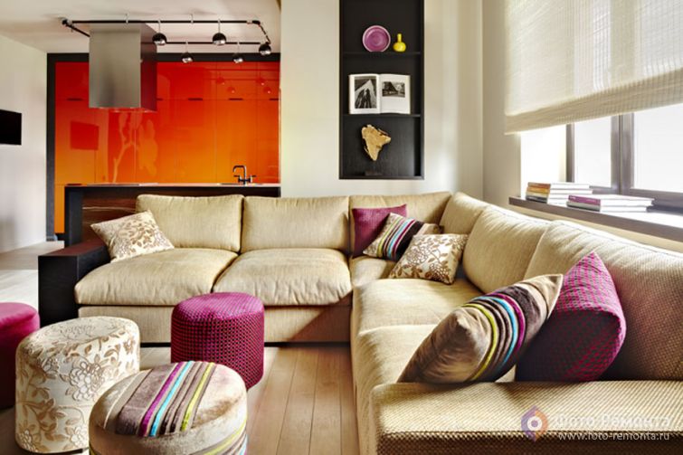 Дизайн квартиры в Москве, 121 кв.м.