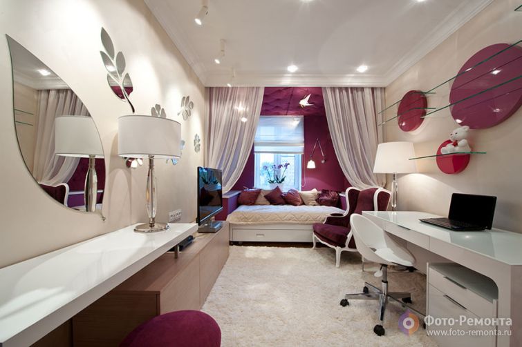 Детская комната в белом цвете