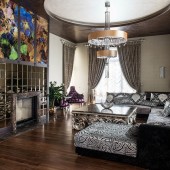 Серые гостиные фото - дизайн интерьера