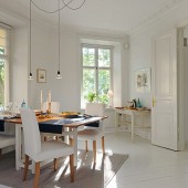 Столовые в светлых тонах фото - дизайн интерьера