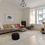 Дизайн квартиры в Швеции, 93 кв.м.