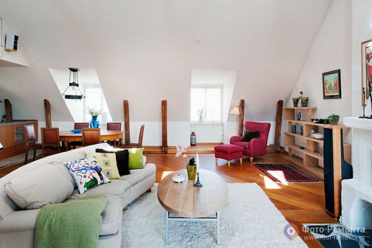 Дизайн двужэтажной квартиры в Стокгольме, 167 кв.м.