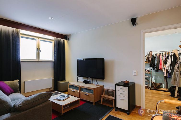  Гостиная в белых тонах