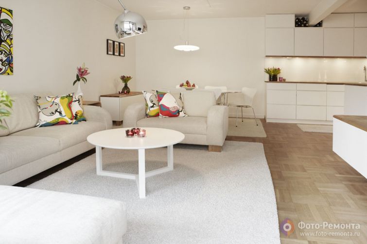 Интерьер квартиры площадью 96 кв.м., Швеция