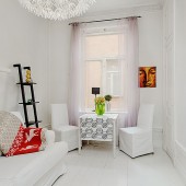 Дизайн маленькой квартиры в Швеции, 21 кв.м.