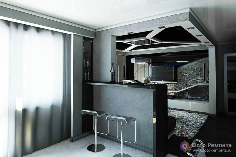 Дизайн кухни хай-тек