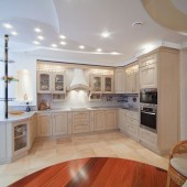 Бежевые кухни фото - дизайн интерьера