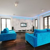 Большие гостиные фото - дизайн интерьера