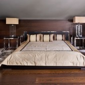 Коричневые спальни фото - дизайн интерьера