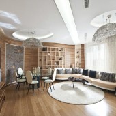 Интерьер гостиной от студии `Ноа-Проект`