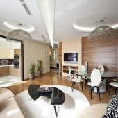 Гостиная, вид на кухню