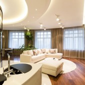 Интерьер квартиры на Малом Новопесковском переулке, 210 кв.м.