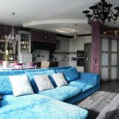 Интерьер квартиры в Москве, 165 кв.м.
