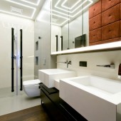 Ванные комнаты в современном стиле фото - дизайн интерьера