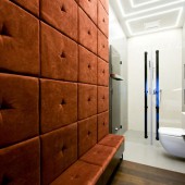 Коричневые ванные комнаты фото - дизайн интерьера