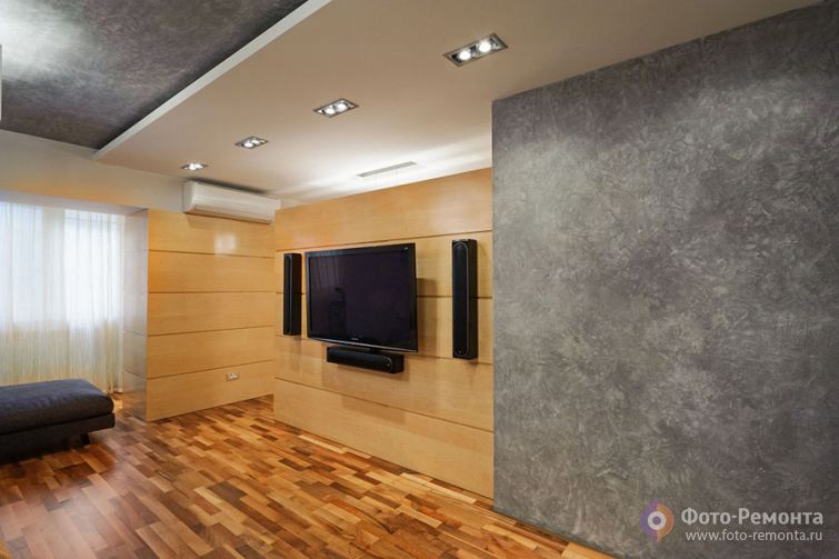  Ремонт гостиной большого размера