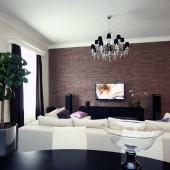 ТВ-зона в гостиной