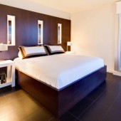 Коричневые спальни фото - дизайн интерьера