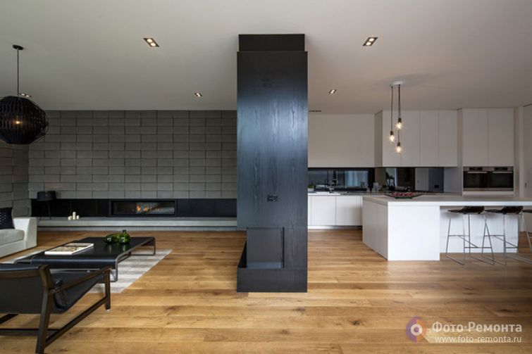  Интерьер большой гостиной