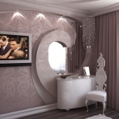 Розовые спальни фото - дизайн интерьера