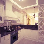 Фиолетовые кухни фото - дизайн интерьера