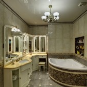 Ванные комнаты в классическом стиле фото - дизайн интерьера