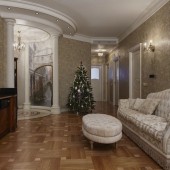 Интерьер квартиры в Москве, 160 кв.м.