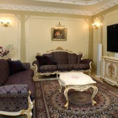 Интерьер квартиры в Москве, 185 кв.м.