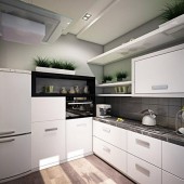 Белые кухни фото - дизайн интерьера