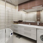 Интерьер ванной комнаты