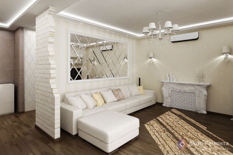 Дизайн квартиры в светлых тонах от DecArt