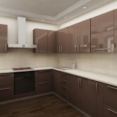 Большие кухни фото - дизайн интерьера