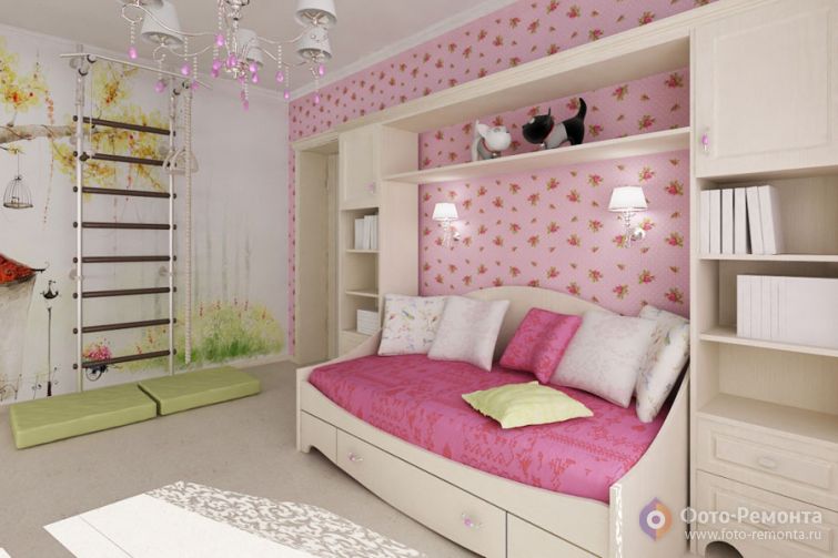 Дизайн детской комнаты для девочки от DecArt