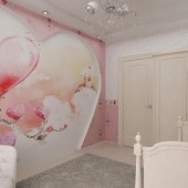 Оформление стены в детской