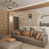 Интерьер квартиры в современном стиле от студии DecArt