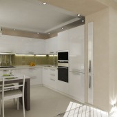 Бежевые кухни фото - дизайн интерьера