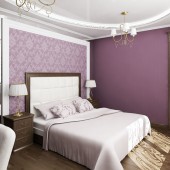 Фиолетовые спальни фото - дизайн интерьера