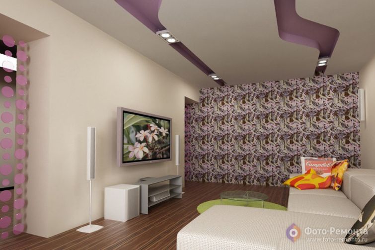  Перепланировка гостиной