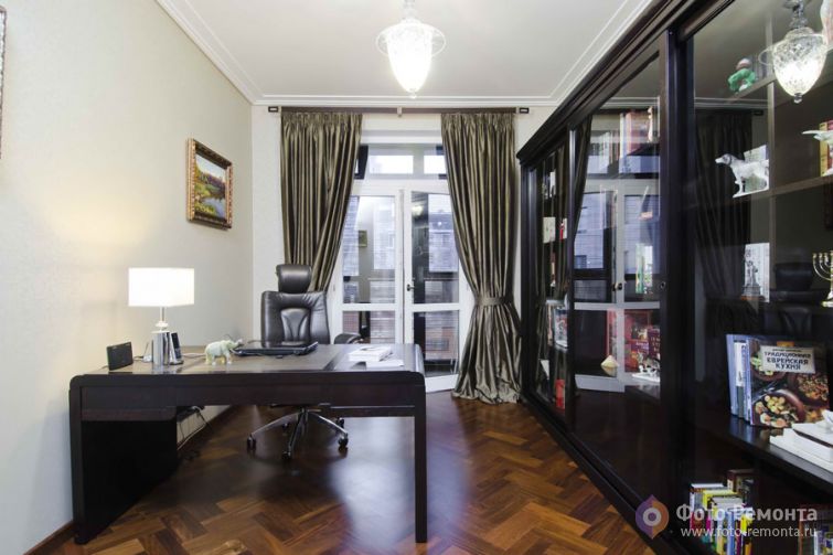 Домашний кабинет в стиле арт-деко