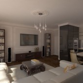 Большие гостиные фото - дизайн интерьера