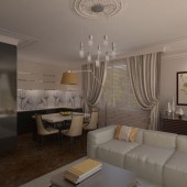 Большие гостиные фото - дизайн интерьера