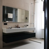 Бежевые ванные комнаты фото - дизайн интерьера