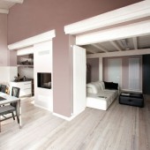 Гостиная, кухня, столовая