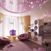 Розовые детские комнаты фото - дизайн интерьера