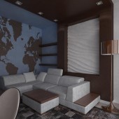 Коричневые детские комнаты фото - дизайн интерьера