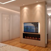 ТВ-зона в спальне