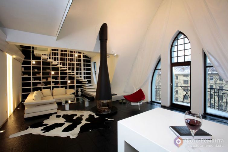 Дизайн квартиры в белых тонах от МК-Интерио